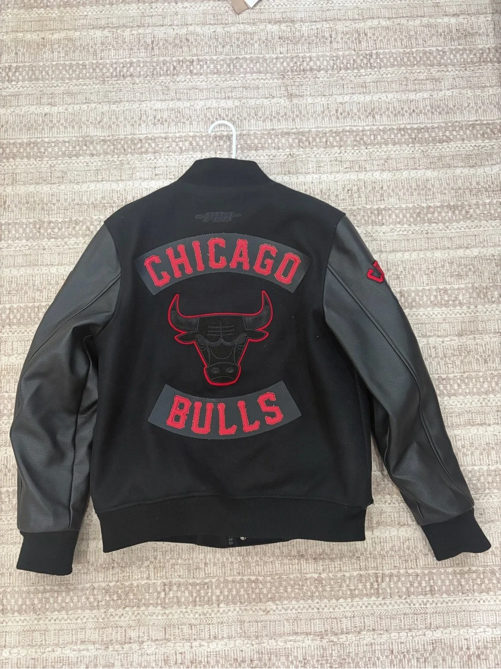 Jordan Black & Red Chicago Bulls Varsity Jacket